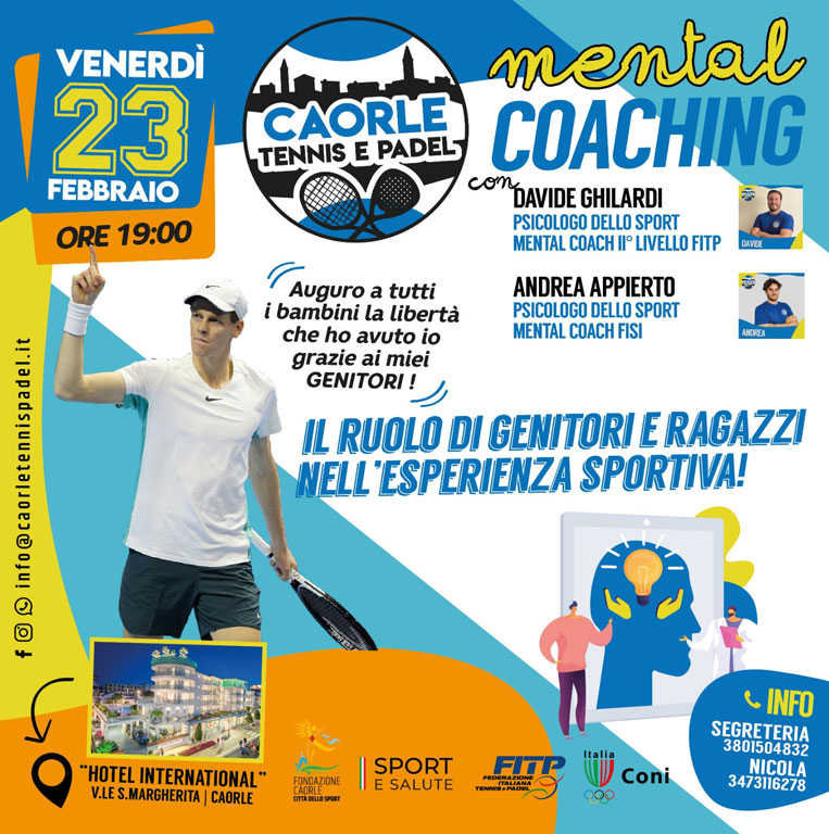 Mental Coaching - Venerdi 23 Febbraio 2024
